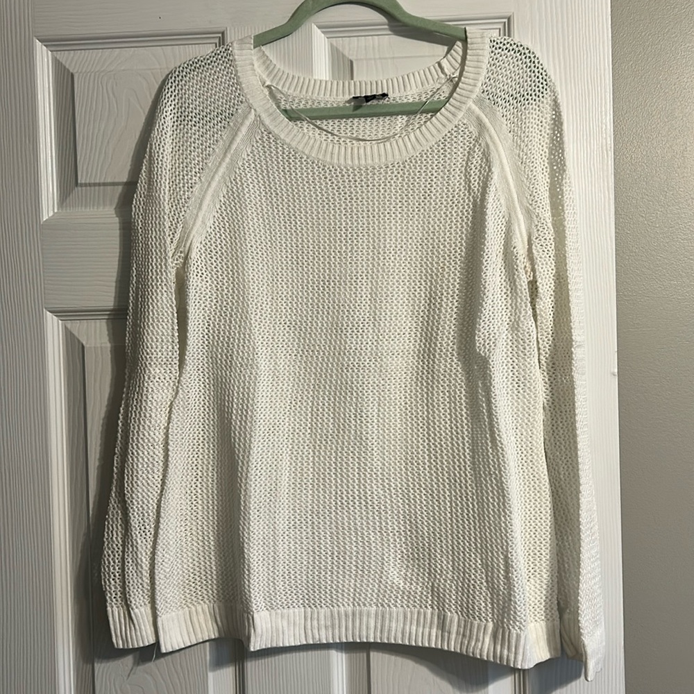 Talbots open knit sweater